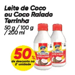 Dia Leite de Coco ou Coco Ralado Terrinha oferta