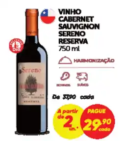 Dia Vinho cabernet sauvignon sereno reserva oferta