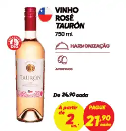 Dia Vinho rosé taurón oferta