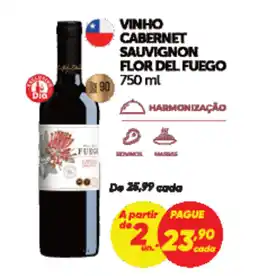 Dia Vinho cabernet sauvignon flor del fuego oferta