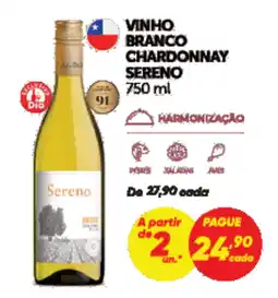 Dia Vinho branco chardonnay sereno oferta