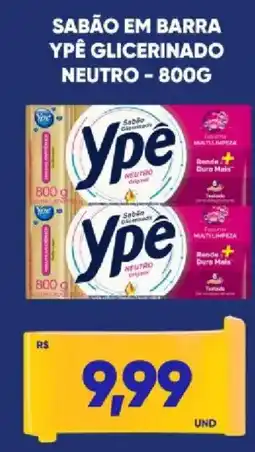 Tatico Sabão em barra ypê glicerinado neutro oferta