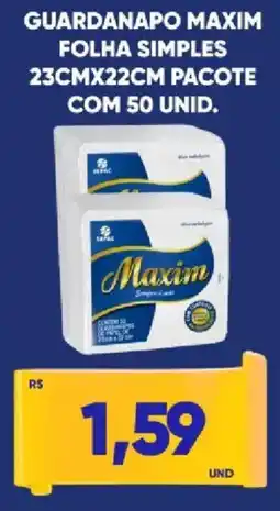 Tatico Guardanapo maxim folha simples oferta