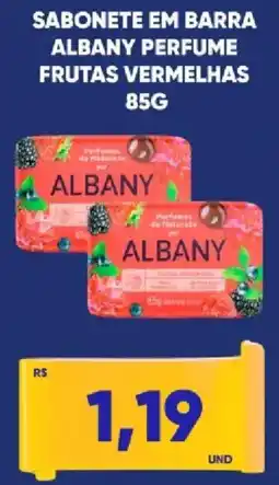 Tatico Sabonete em barra albany perfume frutas vermelhas oferta