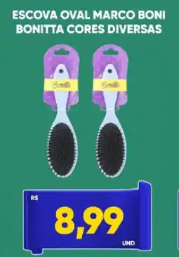Tatico Escova oval marco boni bonitta cores diversas oferta