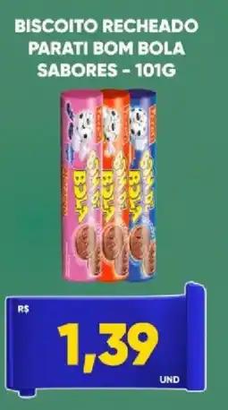 Tatico Biscoito recheado parati bom bola sabores oferta