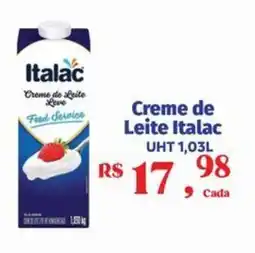 Supermercados Mateus Creme de Leite Italac UHT oferta