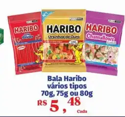Supermercados Mateus Bala Haribo vários tipos oferta