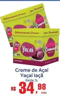 Supermercados Mateus Creme de Açaí Yaçaí laçã oferta