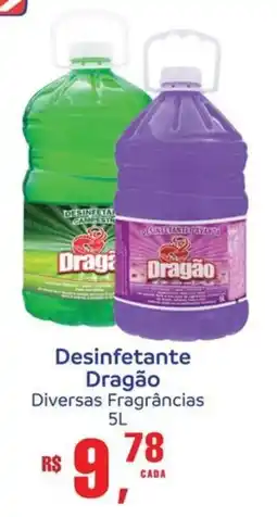 Supermercados Mateus Desinfetante Dragão Diversas Fragrâncias oferta