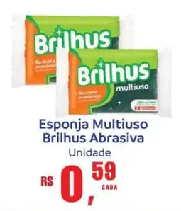 Supermercados Mateus Esponja Multiuso Brilhus Abrasiva oferta