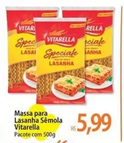 Atacadão Massa para Lasanha Sêmola Vitarella oferta