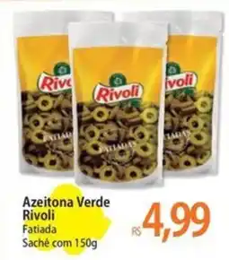 Atacadão Azeitona Verde Rivoli Fatiada Sachê oferta