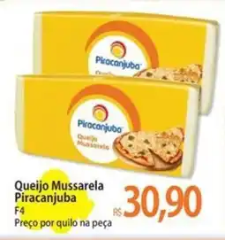 Atacadão Queijo Mussarela Piracanjuba oferta