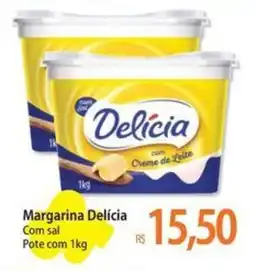 Atacadão Margarina Delícia Com sal Pote oferta
