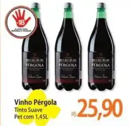 Atacadão Vinho Pérgola Tinto Suave oferta