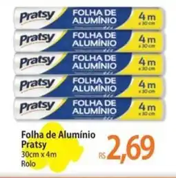 Atacadão Folha de Alumínio Pratsy oferta