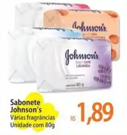 Atacadão Sabonete Johnson's Várias fragrâncias Unidade oferta