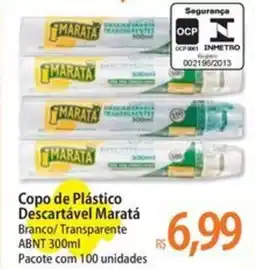 Atacadão Copo de Plástico Descartável Maratá oferta