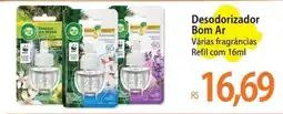 Atacadão Desodorizador Bom Ar Várias fragrâncias Refil oferta