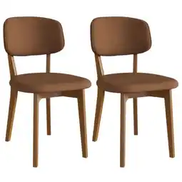 Benoit Conjunto 2 Cadeiras Delazari 131 Encosto e Assento Courino 92x50x57cm oferta