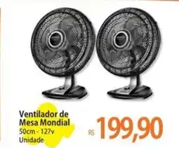 Atacadão Ventilador de Mesa Mondial oferta