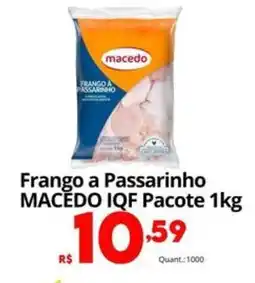 Althoff Supermercados Frango a Passarinho MACEDO IQF Pacote oferta