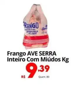 Althoff Supermercados Frango AVE SERRA Inteiro Com Miúdos oferta
