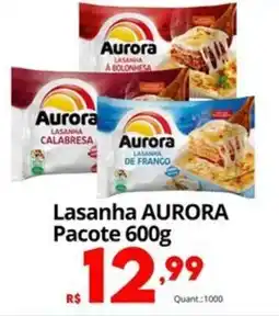 Althoff Supermercados Lasanha AURORA Pacote oferta