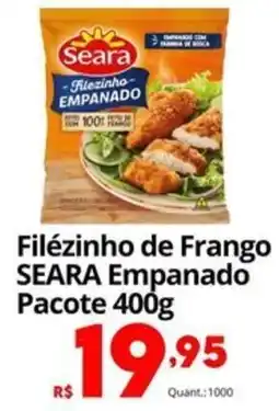 Althoff Supermercados Filézinho de Frango SEARA Empanado Pacote oferta
