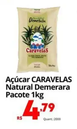 Althoff Supermercados Açúcar CARAVELAS Natural Demerara Pacote oferta