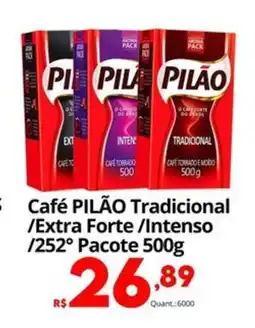 Althoff Supermercados Café PILÃO Tradicional /Extra Forte/Intenso /252° Pacote oferta