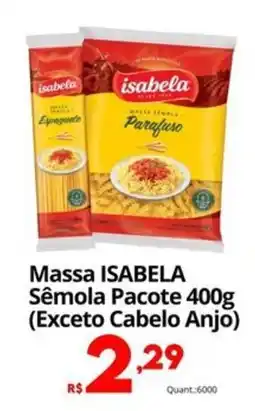 Althoff Supermercados Massa ISABELA Sêmola Pacote oferta
