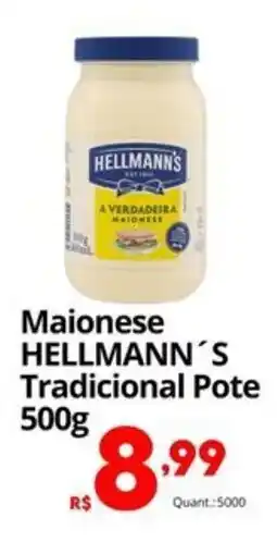 Althoff Supermercados Maionese HELLMANN'S Tradicional Pote oferta