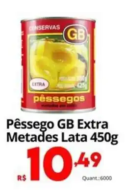 Althoff Supermercados Pêssego GB Extra Metades Lata oferta
