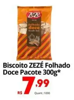 Althoff Supermercados Biscoito ZEZÉ Folhado Doce Pacote oferta