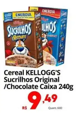 Althoff Supermercados Cereal KELLOGG'S Sucrilhos Original /Chocolate Caixa oferta