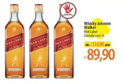 Atacadão Whisky Johnnie Walker Red Label oferta