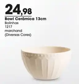 Zaffari Bowl Cerâmica 13cm Bolinhas oferta
