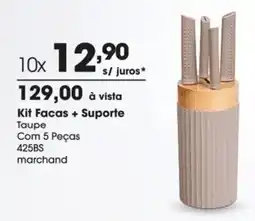 Zaffari Kit Facas + Suporte oferta
