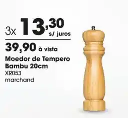 Zaffari Moedor de Tempero Bambu 20cm oferta