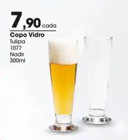 Zaffari Copo Vidro Tulipa 1077 Nadir oferta