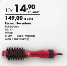 Zaffari Escova Secadora Soft Beauty PEC13 oferta