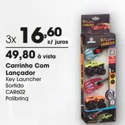Zaffari Carrinho Com Lançador Key Launcher Sortido oferta