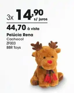 Zaffari Pelúcia Rena Cachecol oferta