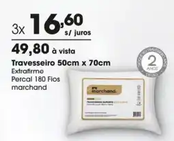 Zaffari Travesseiro 50cm x 70cm oferta