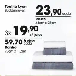 Zaffari Toalha Lyon Buddemeyer Rosto oferta