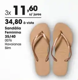 Zaffari Sandália Feminina 35/40 oferta