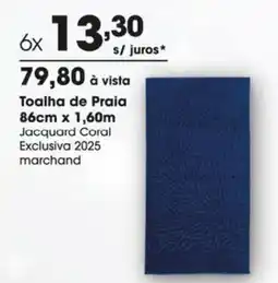 Zaffari Toalha de Praia 86cm x 1,60m oferta