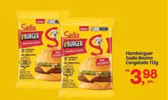 Hambúrguer Sadia Bovino Congelado